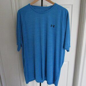 NEW Under Armour Men's Tech Tee, blue, size XXL